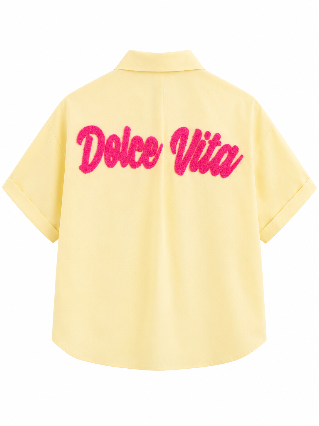 CAMISA DOLCHE VITA ( AMARILLO)