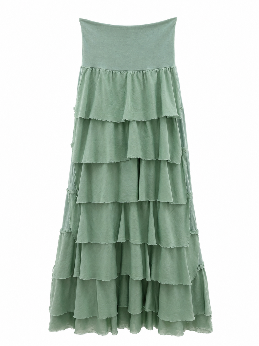 FALDA BOHOO ( TURQUESA)