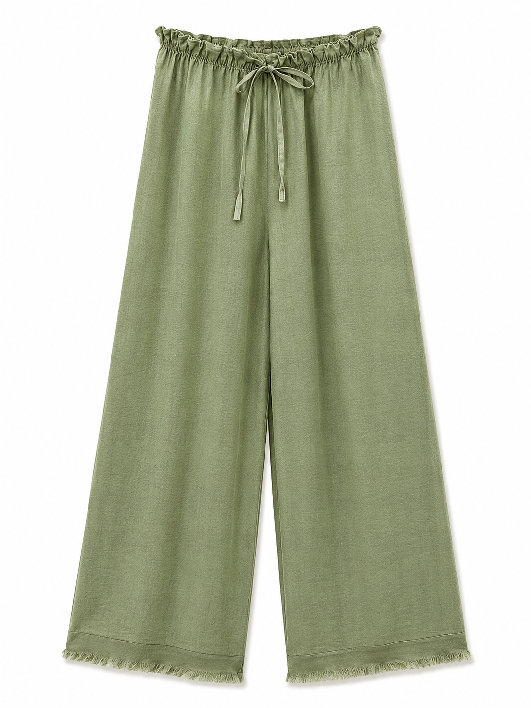 PANTALÓN FLUIDO - VERDE