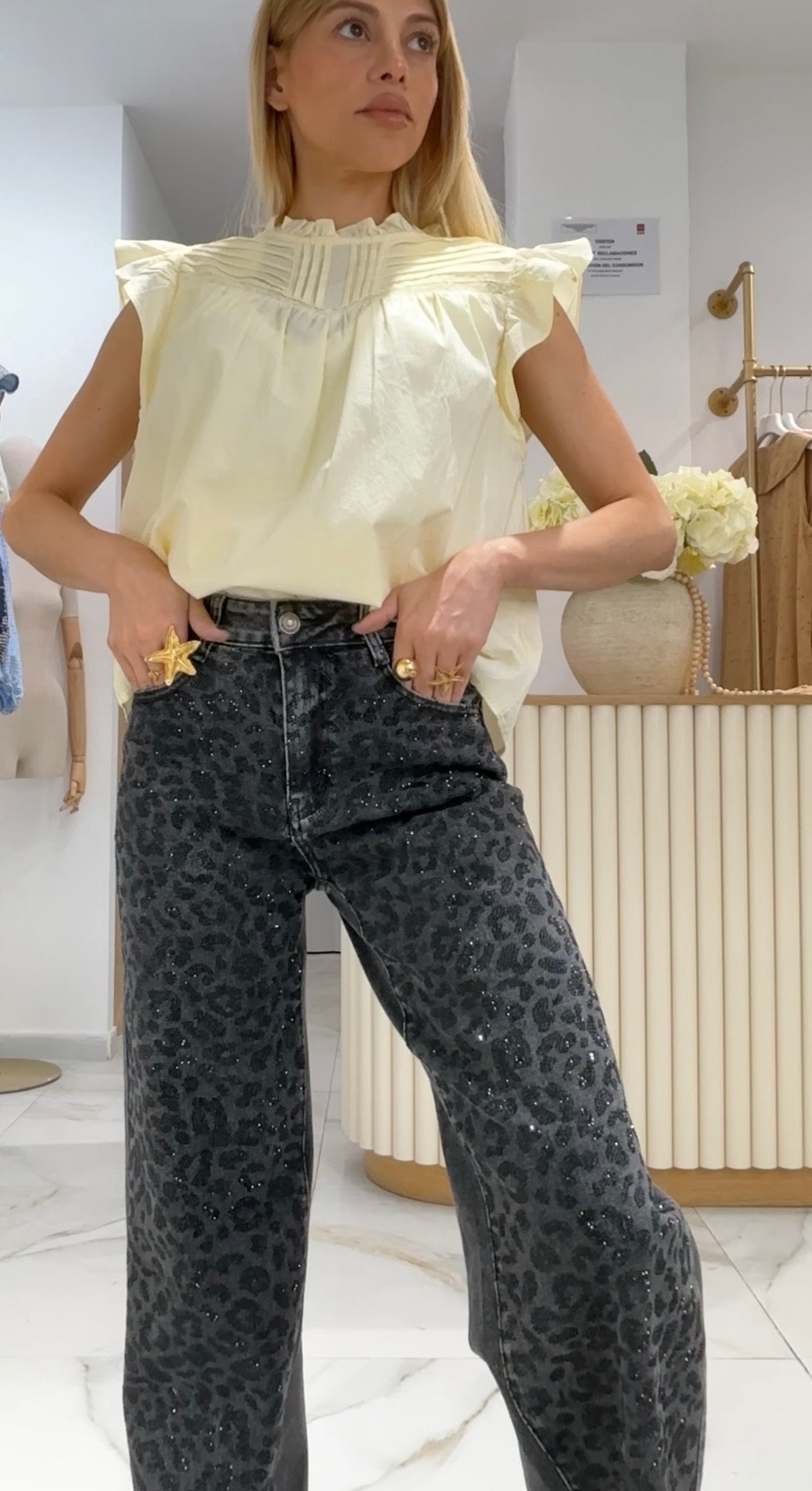 JEANS LEOPARDO