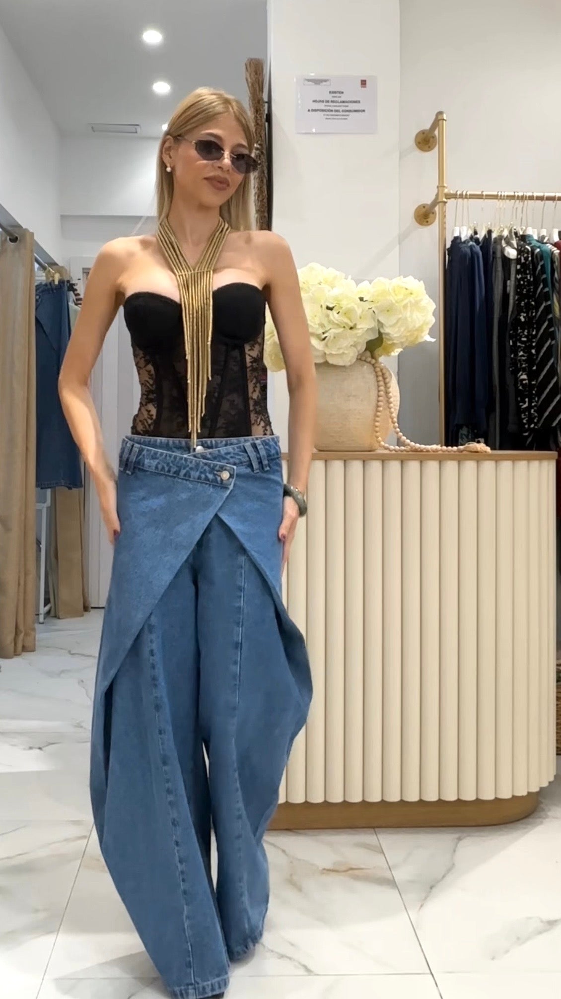 JEANS PALAZZO