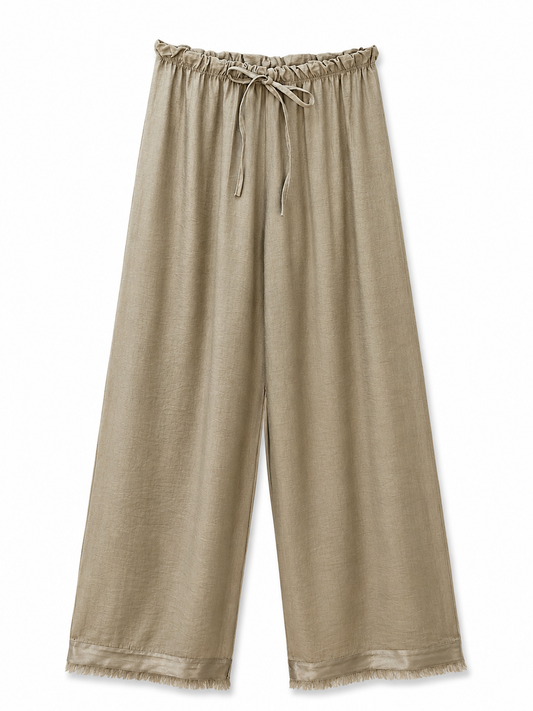 PANTALÓN FLUIDO - TAUPE