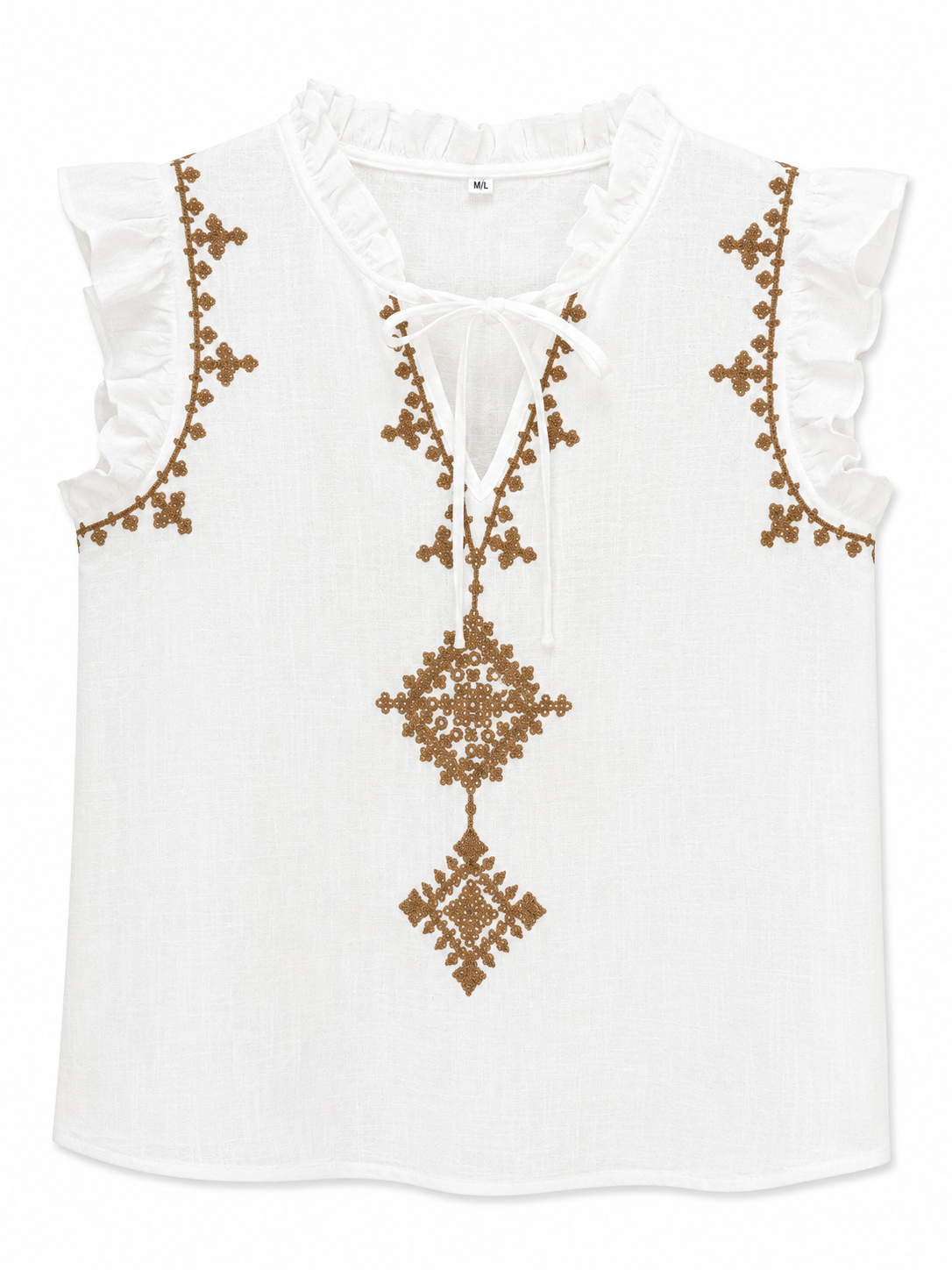 BLUSA ETNIA - BLANCO