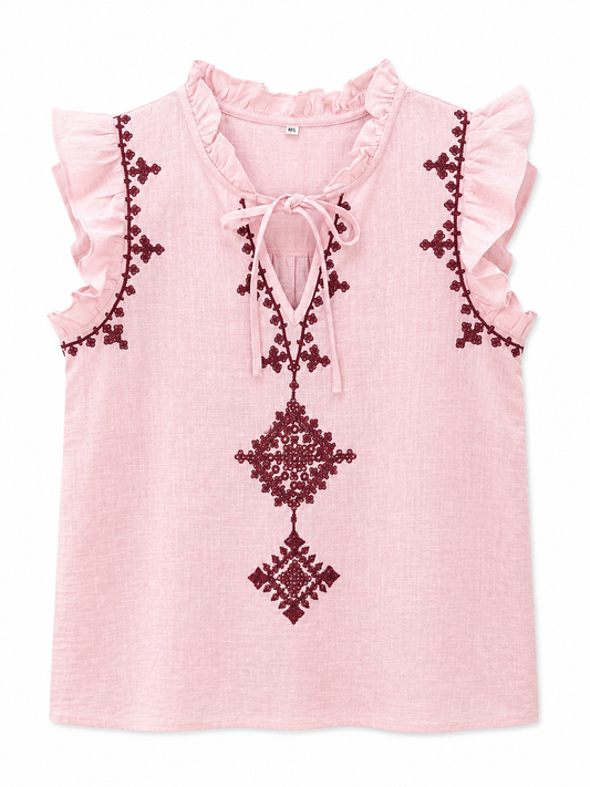 BLUSA ETNIA - ROSA