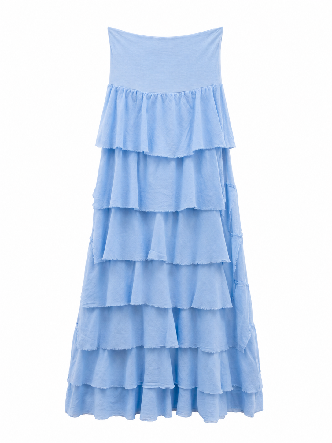 FALDA BOHOO ( AZUL)