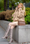 BOLSO PIEL - TAUPE