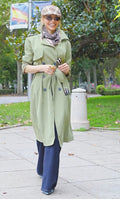 GABARDINA CHIC - VERDE MILITAR
