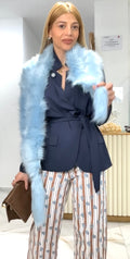 ESTOLA PELO - AZUL