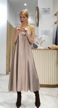 VESTIDO TAUPE