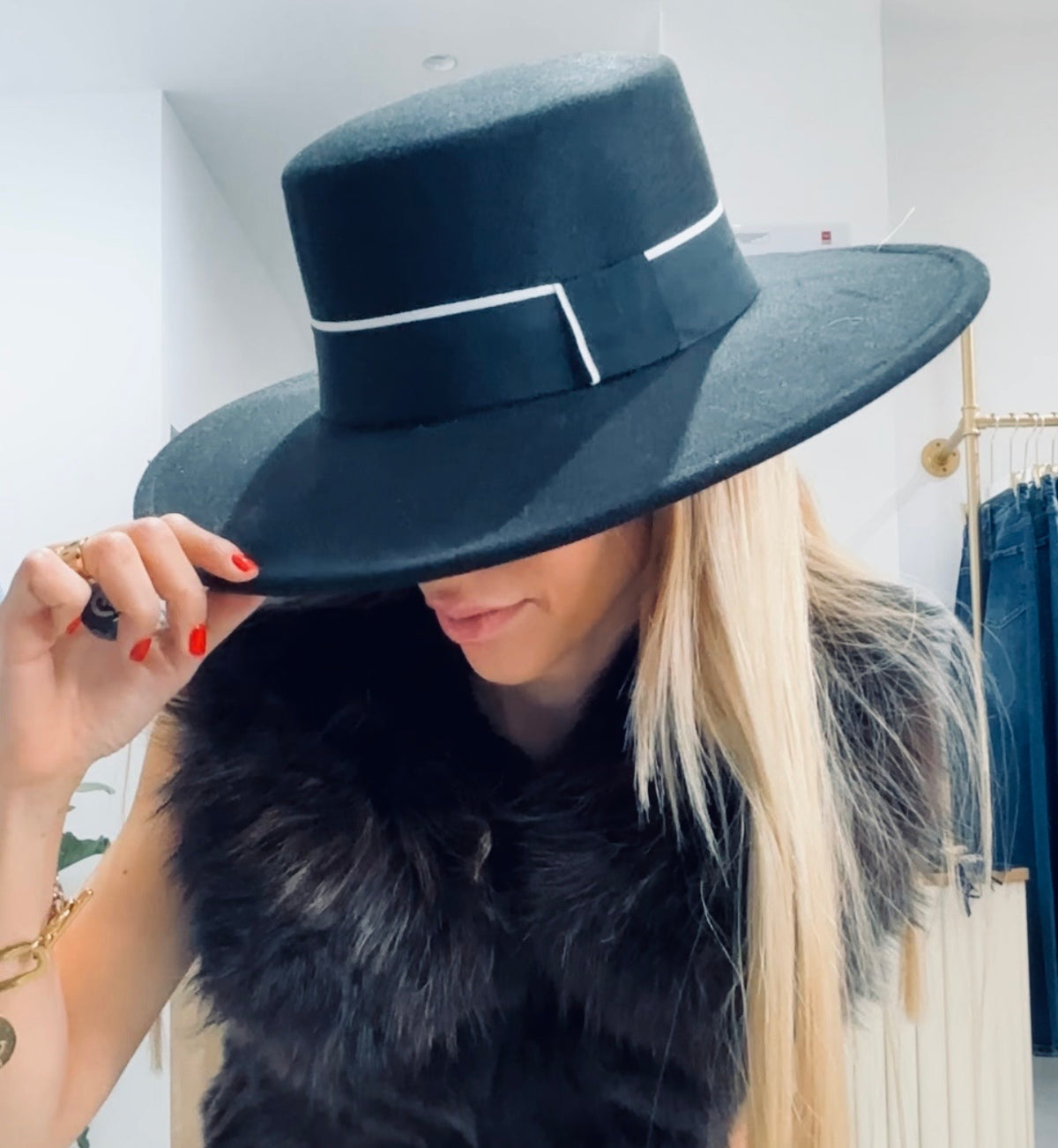 SOMBRERO INVIERNO - NEGRO