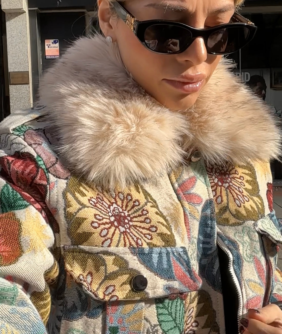 ABRIGO ESTAMPADO