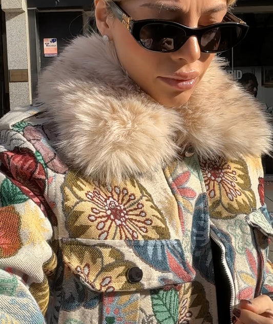 ABRIGO ESTAMPADO