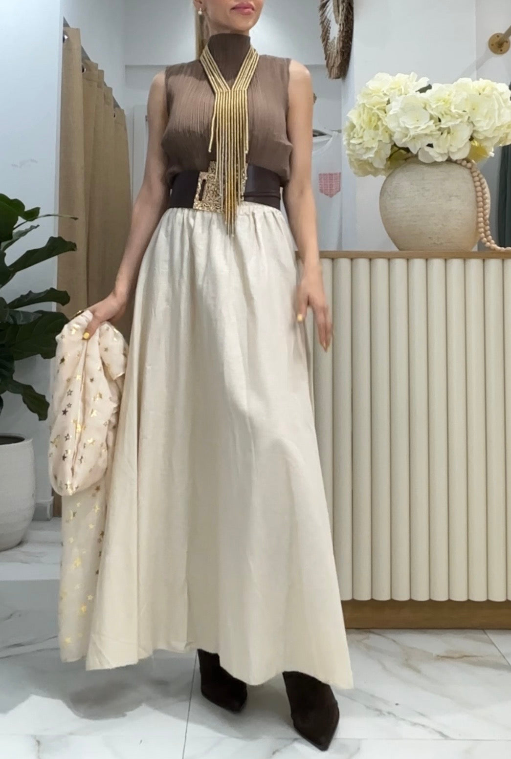 FALDA MACARENA (BEIGE)