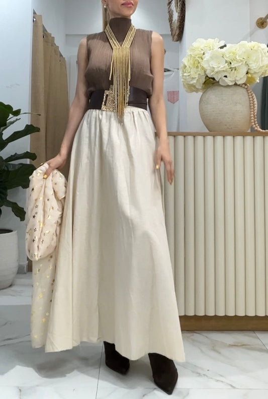 FALDA MACARENA (BEIGE)