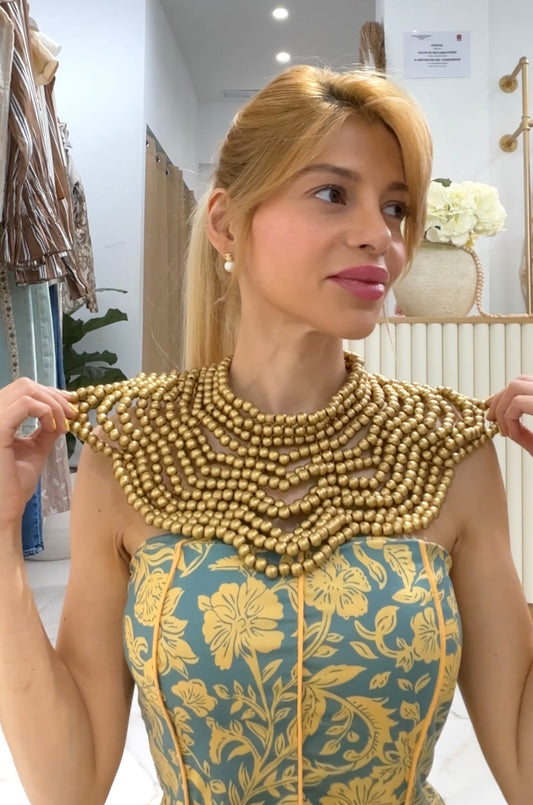 COLLAR BABERO ( DORADO)