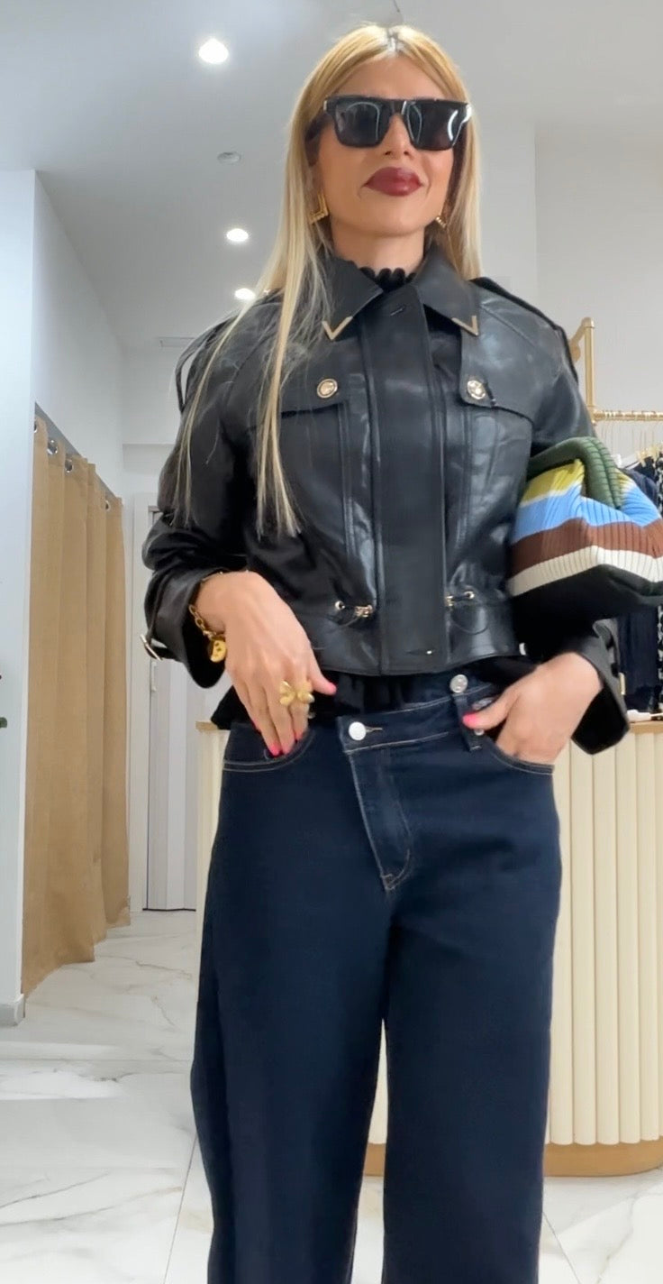 CHAQUETA CORTA POLIPIEL