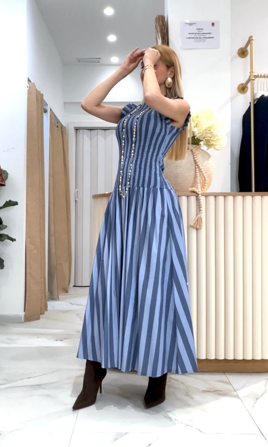 VESTIDO JADE - AZUL