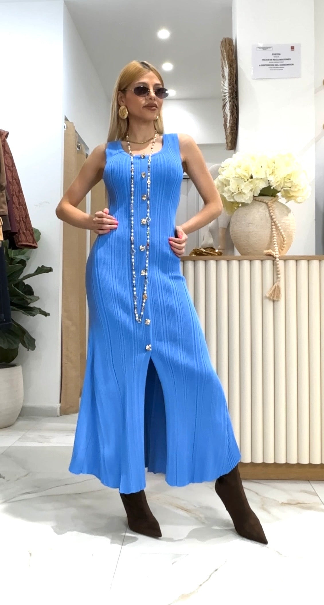 VESTIDO XIOMA - AZUL