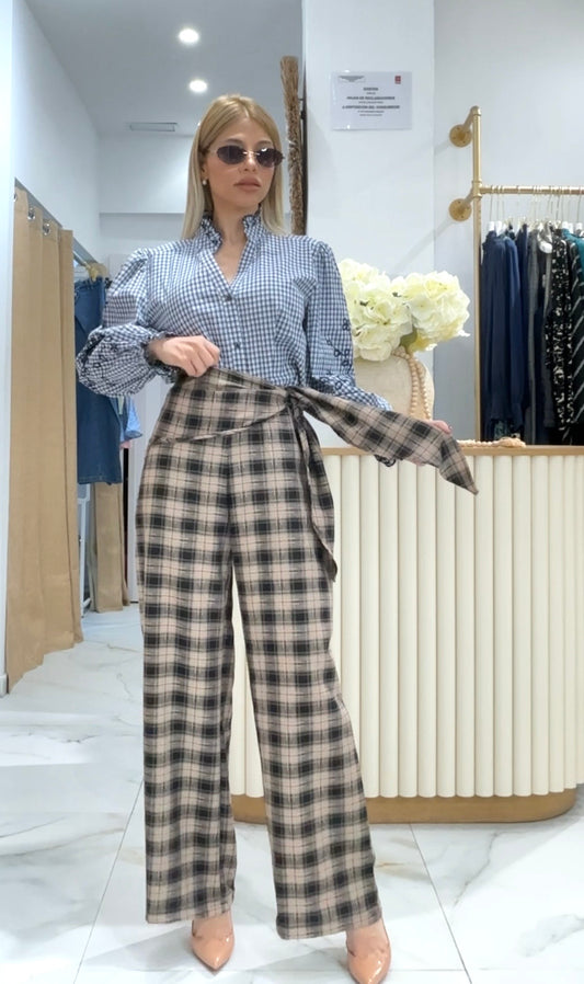 PANTALÓN PAÑUELO - NEGRO