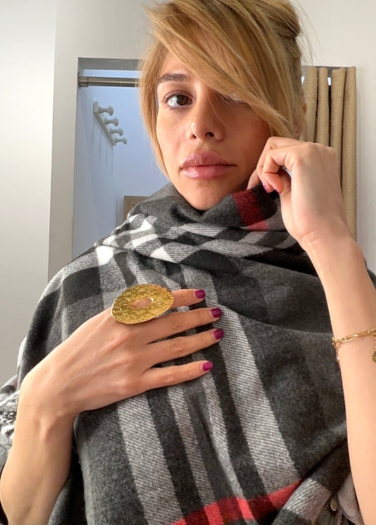 BUFANDA BURBERRY - GRIS